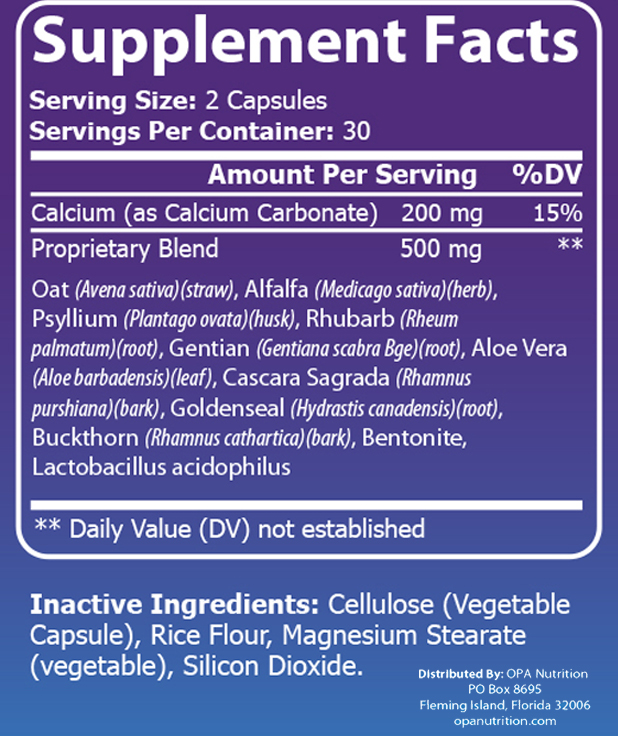 Colon Cleanse And Constipation Relief 60CT